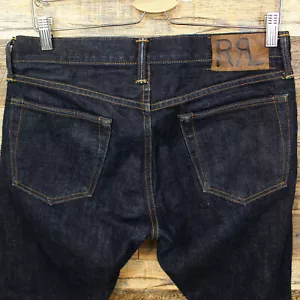 Jeans uomo denim Ralph Lauren RRL Selvedge 30x30 doppio bottone RL fly slim fit - Foto 1 di 15