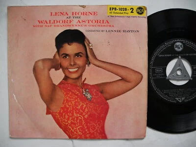 LENA HORNE Waldorf Astoria part 2 EP Mood Indigo + 3 45 7" 1957 Germany VG+ - Image 1 of 2