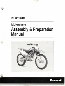 OEM Genuine Kawasaki New Bike Service/Assembly Manual KLX140 KLX140G 2017 - Picture 1 of 2