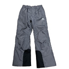 ZeroXposure Youth Girls Ski Snow Pants Size 14 Pockets Insulated Gray/Black