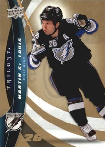 2009-10 Upper Deck Trilogy Lightning Hockey Card #62 Martin St. Louis