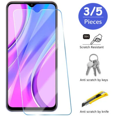For Xiaomi Redmi Note 14 13 12 11 10 9 8 Pro 14C Tempered Glass Screen Protector - Image 1 of 4