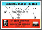 St. Louis Cardinals Poty 1965 Philadelphia #168 Coach Lemm Ex+/Exmt