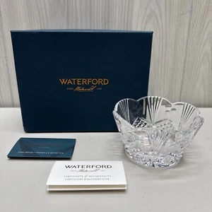 House of Waterford Crystal MASTERCRAFT St. Pat Doches Bowl 5" Made IRELAND COA - Picture 1 of 24