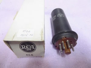 6L6Y METAL-CAN NOS RCA AMPLIFIER TUBE - Picture 1 of 6