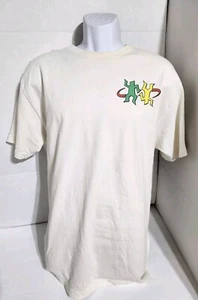 A-Lab Flipside Records T Shirt Double Sided Size L Preowned - Picture 1 of 18
