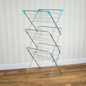 New 3 Tier Clothes Dryer Rack Indoor Outdoors Dry Rail Hanger Stand - Picture 1 of 2