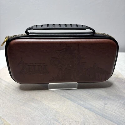 Legend of Zelda Breath of the Wild Official Nintendo Switch Travel Case Brown - Image 1 of 4