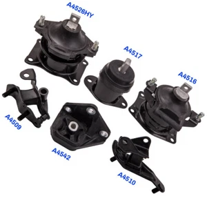 Engine Motor & Transmission Mount Kit 6PCS For Honda Accord 2.4L Auto 2003-2007 - Picture 1 of 12