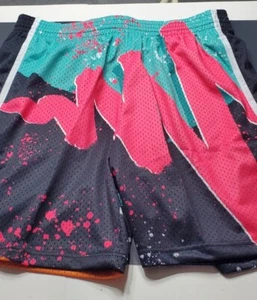 San Antonio Spurs NBA Mitchell And Ness HWC Shorts L  🔥 🔥  - Picture 1 of 7