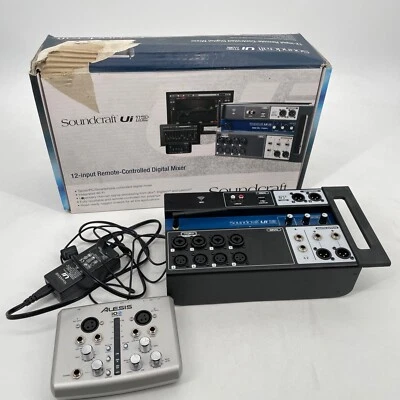 Soundcraft Ui12 Remote-Controlled 12 Input Digital Mixer PROAUDIOSTAR - Image 1 of 4