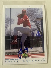 1992 Classic Best Larry Luebbers Autograph Card 