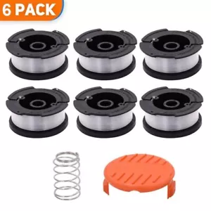 BLACK+DECKER AF100 Replacement String Trimmer Line Spool Weed Eater Edger-6PK - Picture 1 of 6