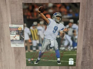 Matt Matthew Stafford Signed 11x14 Photo File JSA COA Detroit Lions Rams HOF - Picture 1 of 6
