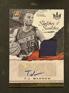 2017-18 Court Kings Sketches & Swatches Auto 232/299 TJ Warren #SS-TJ Auto - Picture 1 of 2