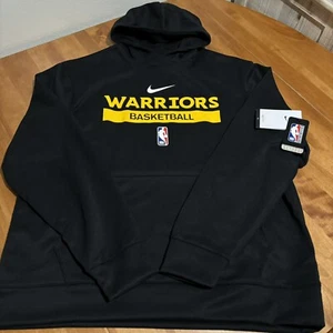 NUOVA felpa con cappuccio Nike Golden State Warriors Spotlight On-Court grande-alta DN6573-010 - Foto 1 di 3
