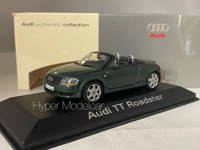 MINICHAMPS 1/43 AUDI TT ROADSTER 2002 GREEN MET. ART 20000000942003 - Immagine 1 di 4