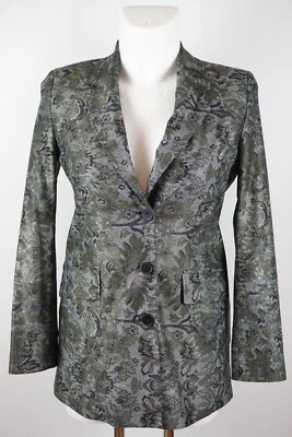 Alba Moda Blazer Damen Größe 38 40 42 Grau Silber Taupe Sakko Jacket Business - Bild 1 von 4