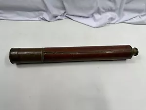 SINGLE-DRAW TELESCOPE 19th Century - Picture 1 of 8