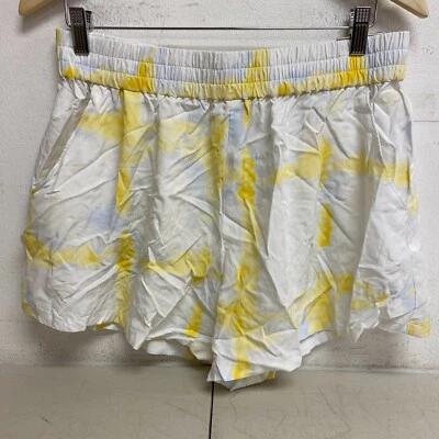 Calia Mujer Natación tiro alto Cubre Corto Acuarela Cuadros Amarillo WSA22902PRT Foto 1 de 4