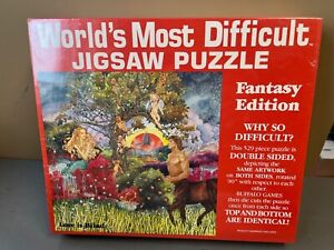 World's Most Difficult Jigsaw Puzzle - Love Is Blind, Two Sided, New & Sealed