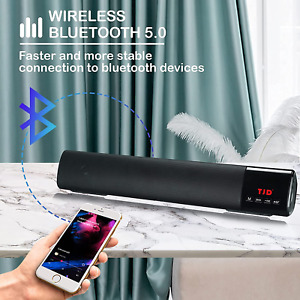 Bluetooth Speakers,Home Audio Sound Bars for Tv with Subwoofer, Wireless Speaker