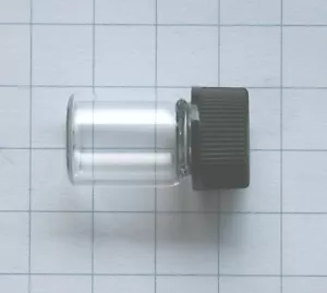 Empty spare glass vial to store gallium bromium cesium thorium or uranium - Picture 1 of 5