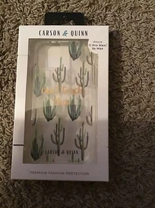 Neu im Karton Carson & Quinn Hülle kann diesen Kaktus nicht berühren klar iPhone 11 Pro Max/XS Max - Bild 1 von 2