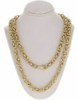 14k Yellow Gold Solid Turkish Style Chain Necklace 24