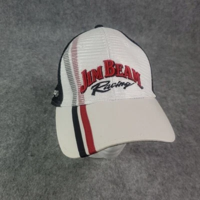 Gorra Jim Beam Racing Malla Gancho Ajustable Lazo Blanco Robby Gordon Motorsports #7 Foto 1 de 4