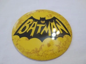 Batman Pinback Button Club Pin Yellow Large 6” - Picture 1 of 7