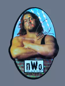 Pegatina vintage 1998 WCW NWO The Giant Pro Wrestling Big Show WWF WWE AEW años 90 - Imagen 1 de 2