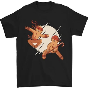 Ninjabread Herren Lustig Essen Fitness Mma Herren 100% Baumwolle - Picture 1 of 11