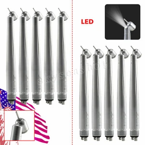 1-5pz Yabang Dentale 45 Gradi Chirurgico (LED) Manipolo Alta Velocità 4 Fori - Foto 1 di 15
