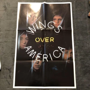 Wings Paul Mccartney / Over America 1976 Japan Original Promo D/S Poster 20x28in - Picture 1 of 2