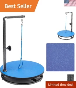 Stabiler rutschfester Pflegetisch für Hunde und Katzen - Ideal für den Heimgebrauch in Blau - Bild 1 von 8