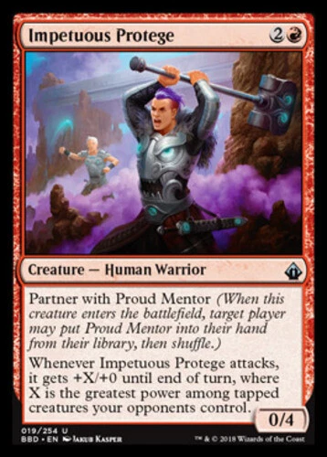 Battlebond - Impetuous Protege - Foil - Image 1 of 1