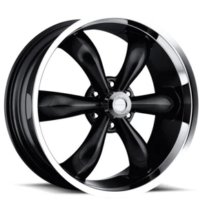 Vision 142 Legend 6 20x9 6x139.7 +20et 106.2 Gloss Black Machined Lip Wheels - Picture 1 of 1