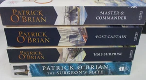 4 x Patrick O'Brian, Maestro y Comandante/Capitán de Correo/HMS Sorpresa/Compañero de Cirujano - Imagen 1 de 9