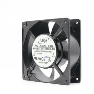 Axial Fan ADDA AA1281US-AW 120*120*38MM 110/120VAC 0.27/0.23A Server Cooling Fan - Picture 1 of 3