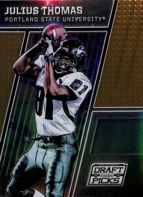 Julius Thomas 2016 Panini Prizm Draft Picks GOLD /10 - Portland State University - Image 1 of 2