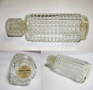 Bottiglietta VETRO VUOTA da collezione -Profume Perfum "Promise of Heaven" AVON - Picture 1 of 7