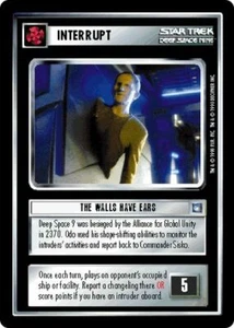 Star Trek CCG DS9 Deep Space 9 The Walls Have Ears - Picture 1 of 1