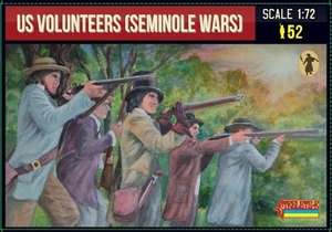 STRELETS MINIATURE 1/72 – M161 US Volunteers – Seminole wars - AMERICAN HISTORY - Imagen 1 de 1