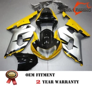 Kit de carenado amarillo carrocería ABS para Suzuki GSXR600 2001-2003 / GSXR750 2000-2003 - Imagen 1 de 2