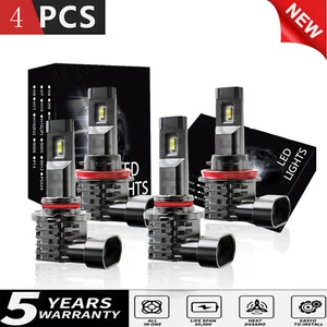 8K White 330000LM High Low Beam H11 9005 LED Headlight Extremely Bright Bulb Kit - Picture 1 of 16