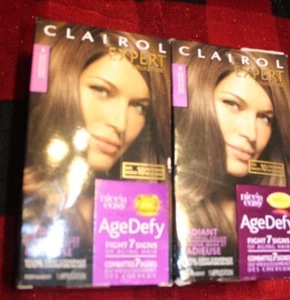 Lot of 2 Clairol Expert AgeDefy Permanent Hair Color #5 Medium Auburn (B156) - Picture 1 of 3