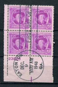 USA : Scott # 980 - Plate Block # 23883 - used - Picture 1 of 1
