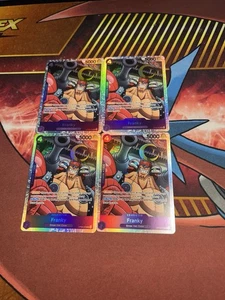 One Piece Franky OP09-072 SR Playset x4 Emperors in the new world NM - Picture 1 of 2