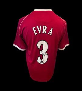 Maglia Home Patrice Evra Manchester United 2006-07 firmata a mano - Foto 1 di 4